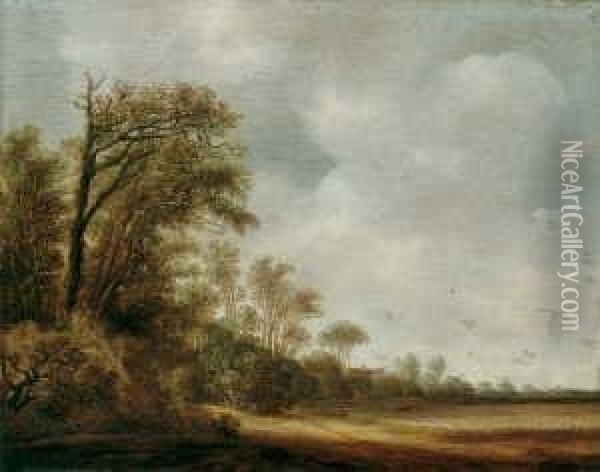 Sommerliche Dunenlandschaft. Oil Painting - Pieter Jansz. van Asch