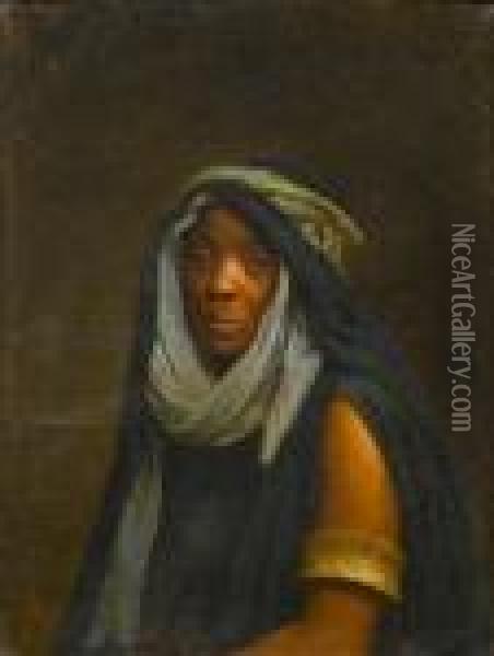 The Black Servant Girl Oil Painting - Jean-Leon Gerome