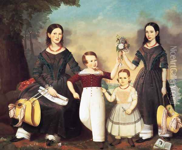 The Spies Children Oil Painting - Jefferson Gauntt