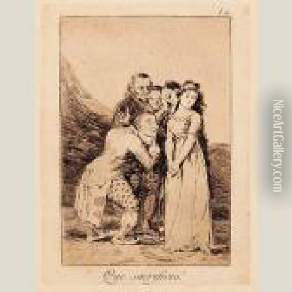 Que Sacrificio Oil Painting - Francisco De Goya y Lucientes