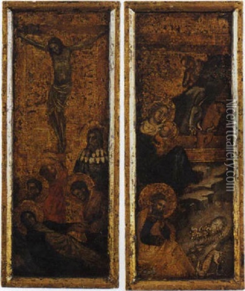Crocifissione Oil Painting - Bernardo Daddi