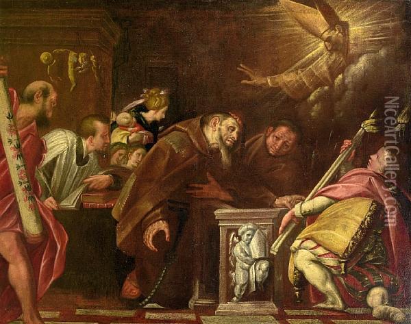 Miracle Of Fra' Sebastian Of Piacenza Oil Painting - Giovanni Battista Crespi Il Cerano