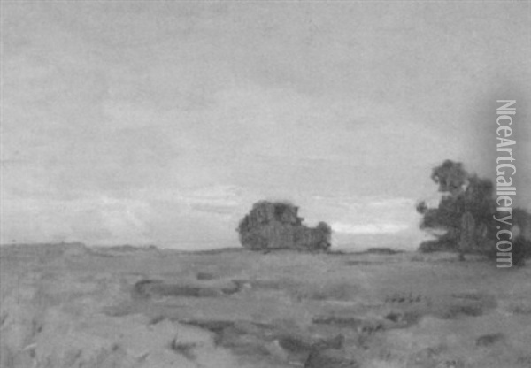 Dusk, Montauk Oil Painting - William Langson Lathrop