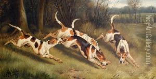 Hunting Scenes Oil Painting - John Arnold Wheeler