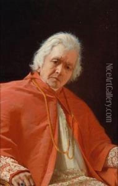 Portait Eines Kardinals Oil Painting - Alexander Rizzoni