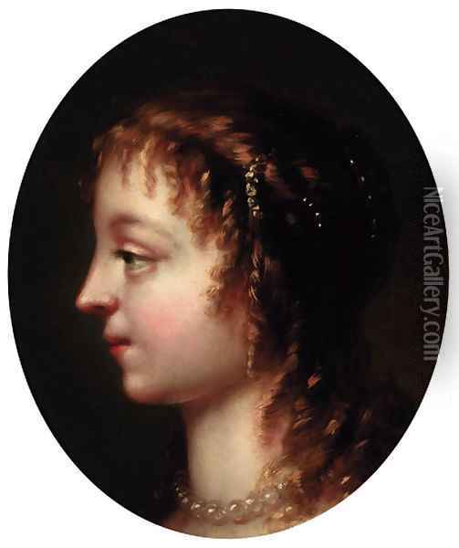 Portrait of a young lady Oil Painting - Mary Beale