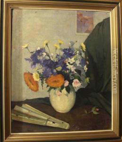 Bodegon De Flores Oil Painting - Thomas
