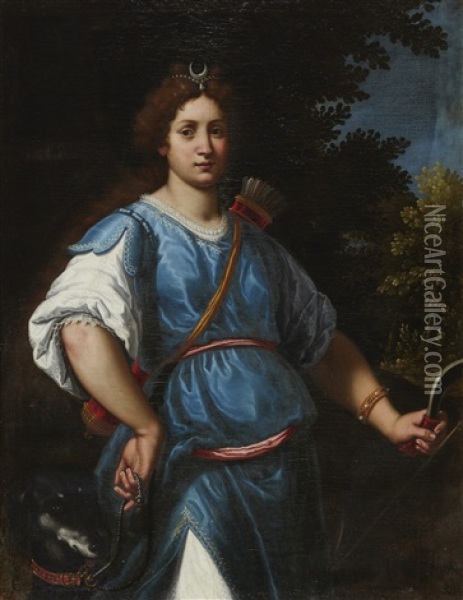 Diana The Huntress Oil Painting - Matteo Rosselli