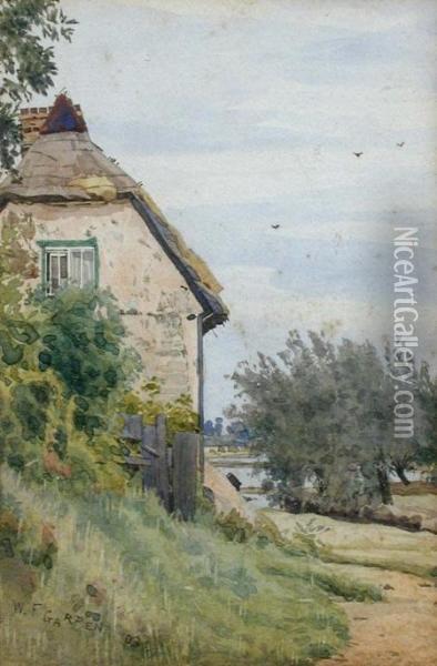 Hill Cottage, The Hill, Holywell Oil Painting - William Fraser Garden