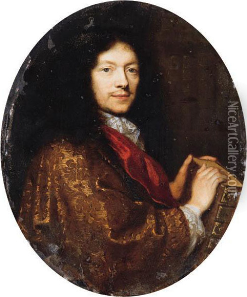 Portrait Du Marquis De Chenerilles Oil Painting - Roger De Piles