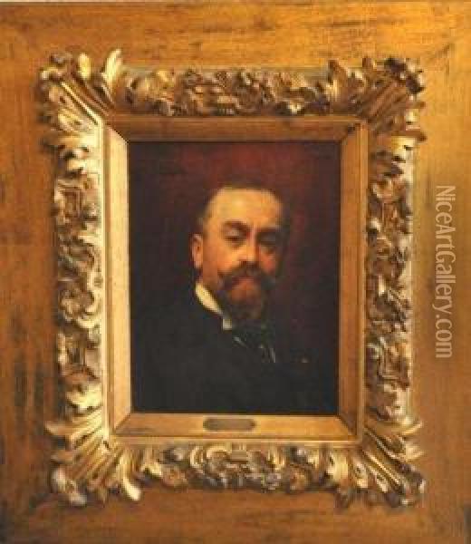 Portrait De Mralbanel Oil Painting - Paul Jean Marie Sain