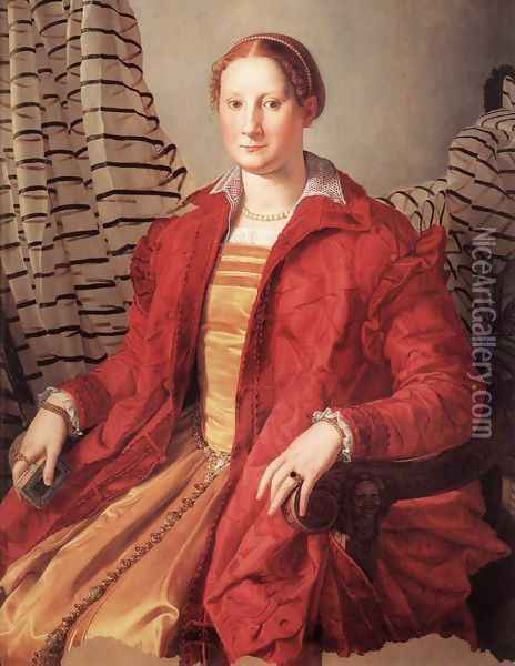 Portrait of a Lady Oil Painting - Agnolo Bronzino