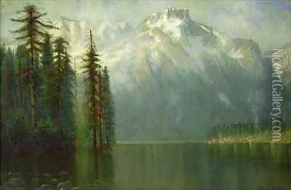 Donner Lake Oil Painting - Edwin Deakin