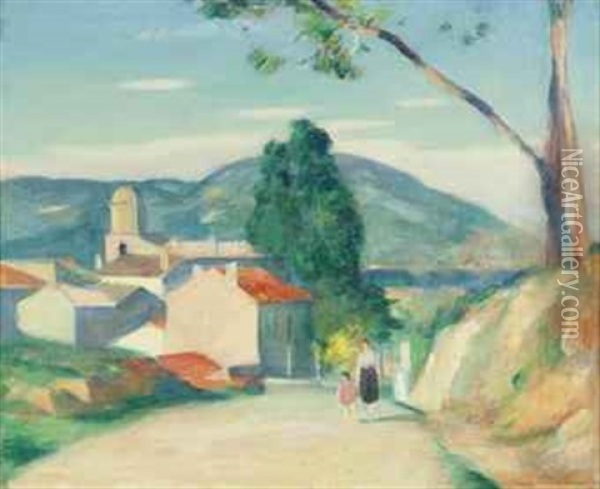 Collioure Oil Painting - Henri Ottmann