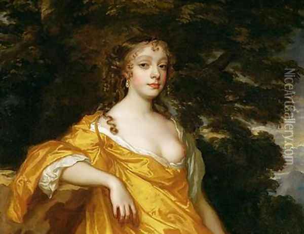 Diana Kirke Later Countess of Oxford Oil Painting - Sir Peter Lely