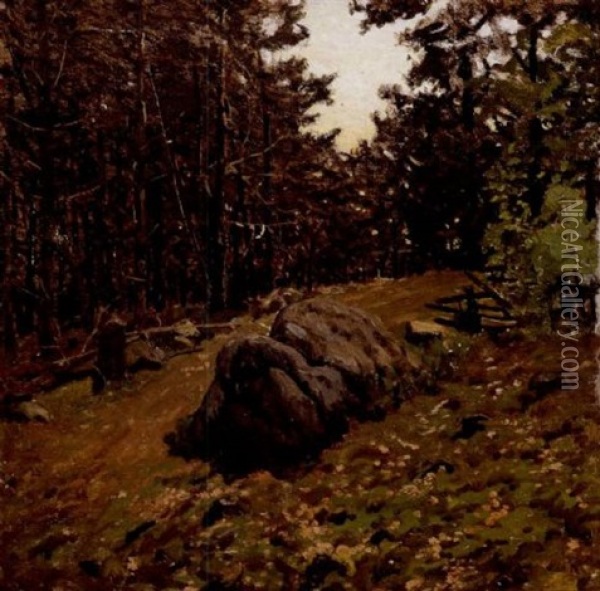 Rocky Hill Oil Painting - Ben Foster