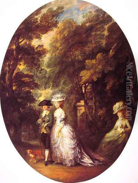 The Duke and Duchess of Cumberland Oil Painting - Thomas Gainsborough