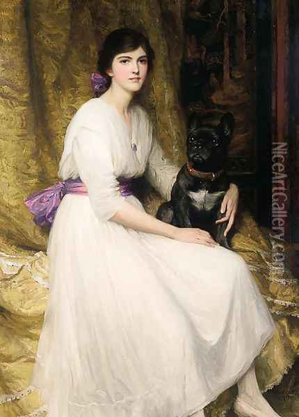 Portrait of the Artist's Niece, Dorothy Oil Painting - Sir Thomas Francis Dicksee