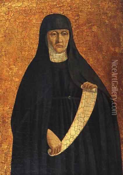 Augustinian Nun Oil Painting - Piero della Francesca