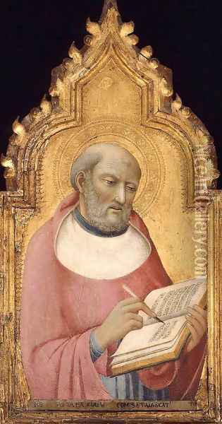 St Jerome c. 1470 Oil Painting - Sano Di Pietro