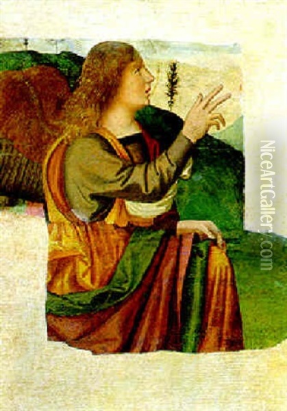 Angelo Annunciante Oil Painting -  Sodoma (Giovanni Antonio Bazzi)