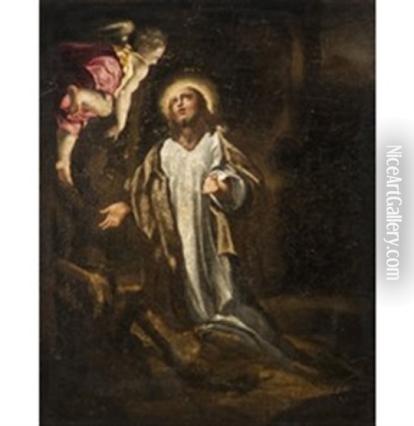 Cristo Nell'orto Oil Painting - Fede Galizia