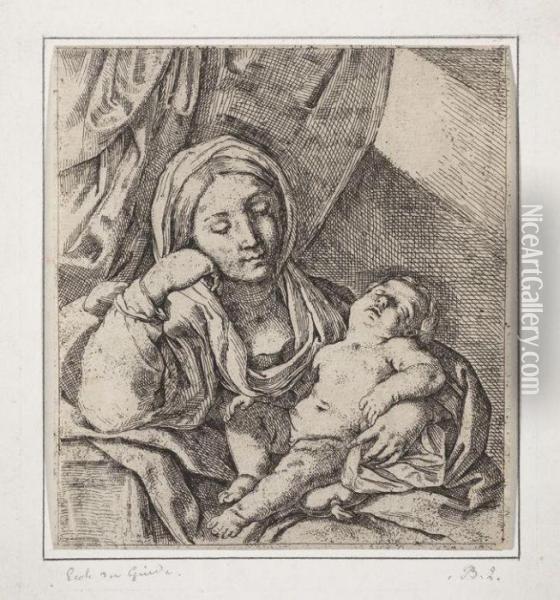 Vierge A L'enfant Oil Painting - Guido Reni
