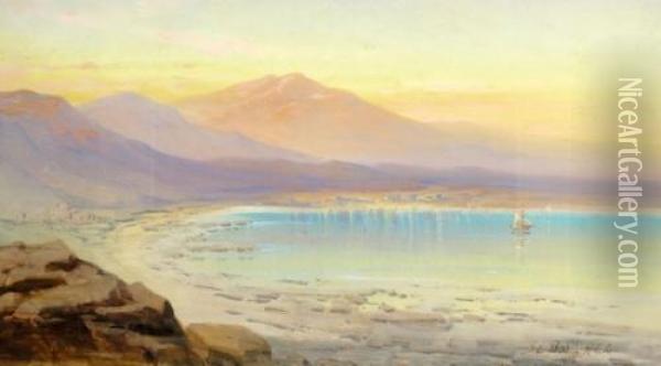 The Sea Of Galilee Oil Painting - Samuel Lawson Booth