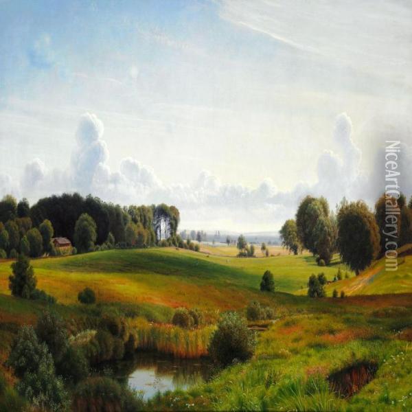 View Of Eremitagesletten Oil Painting - Vilhelm Peter C. Kyhn