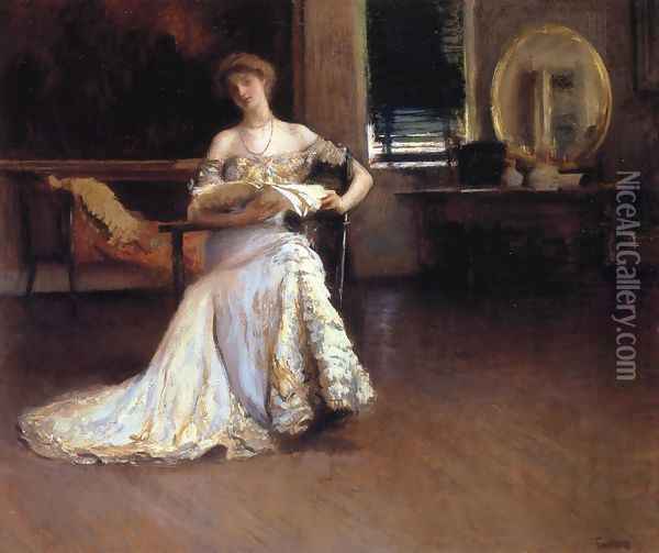 Quiet Afternoon Oil Painting - Edmund Charles Tarbell