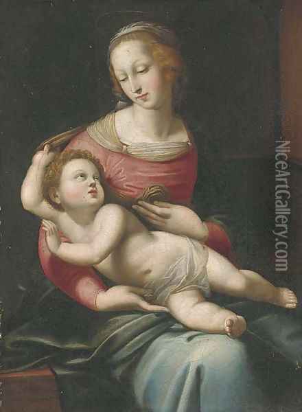 The Madonna and Child 3 Oil Painting - Raphael