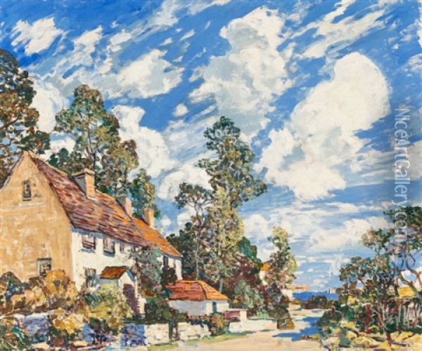 Summer Afternoon Oil Painting - Walter Elmer Schofield