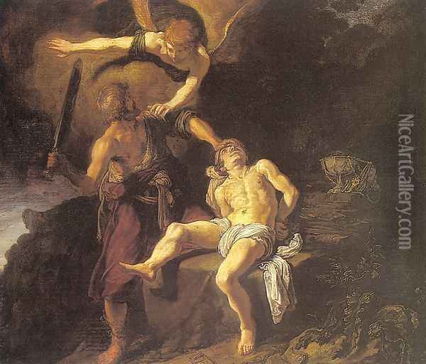 The Sacrifice of Abraham 1616 Oil Painting - Pieter Pietersz. Lastman