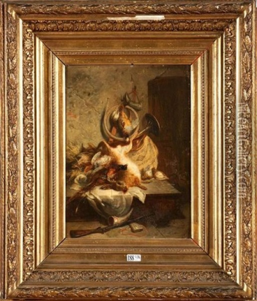 Trophee De Chasse Oil Painting - Jean Alexandre Remy Couder