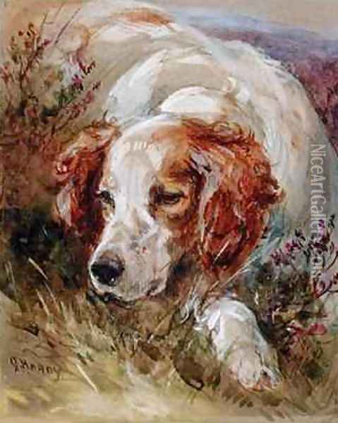 A Spaniel Oil Painting - James Hardy Jnr