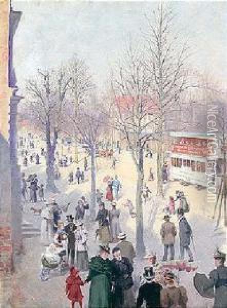 Paris Oil Painting - H. Knut Ekwall
