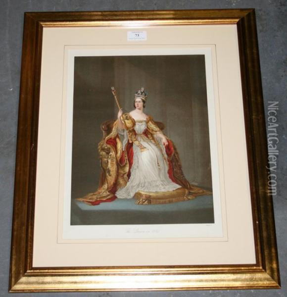 The Life And Times Ofqueen Victoria Oil Painting - Sir George Hayter