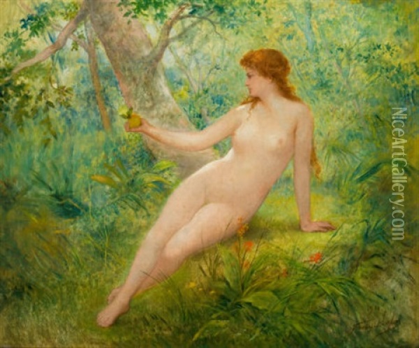 The Golden Apple Oil Painting - Francois Lafon