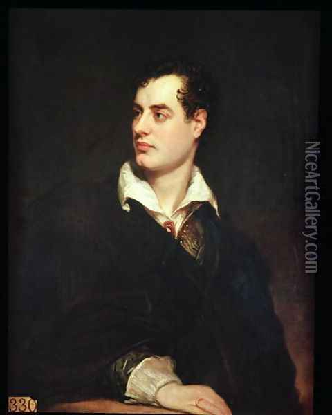 Portrait of Lord Byron 1788-1824 Oil Painting - Thomas Phillips
