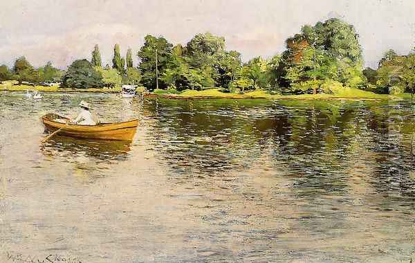 Summertime Oil Painting - William Merritt Chase