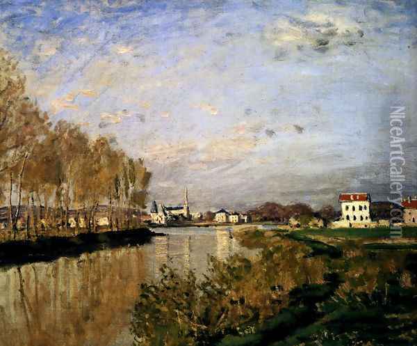 The Seine At Argenteuil, 1873 Oil Painting - Claude Oscar Monet