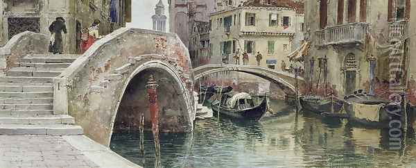 Venice, 1887 Oil Painting - Alexandre Nicolaievitch Roussoff