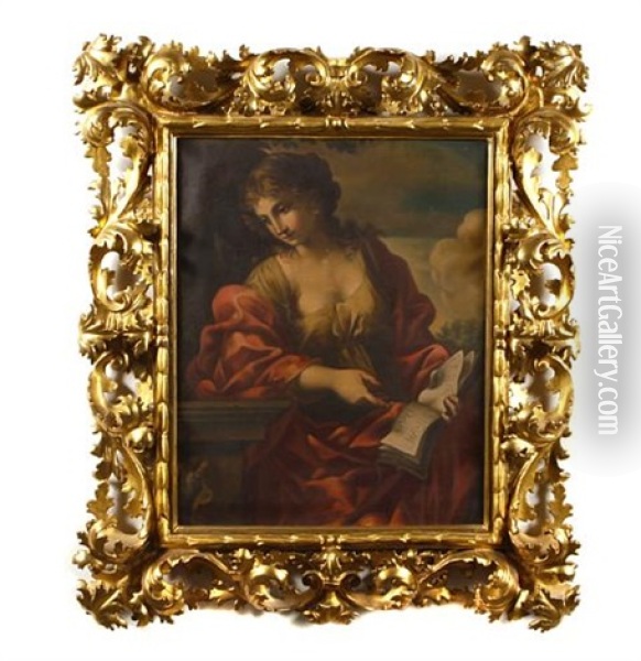 The Samian Sibyl Oil Painting - Pietro da Cortona
