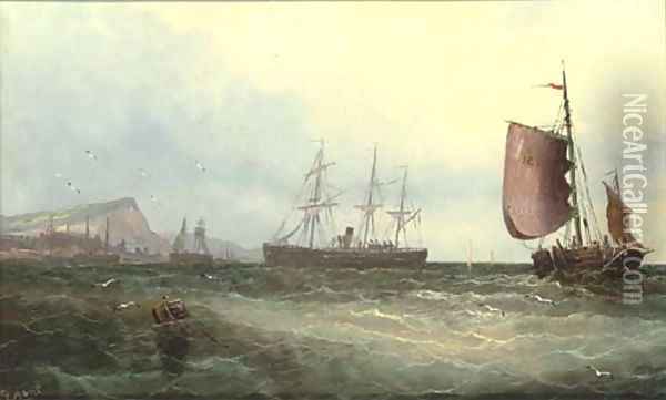 Off Dover Oil Painting - Carleton Grant