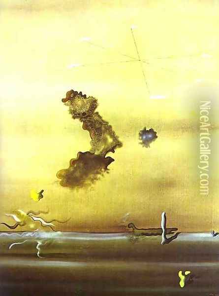 Outside Oil Painting - Yves Tanguy