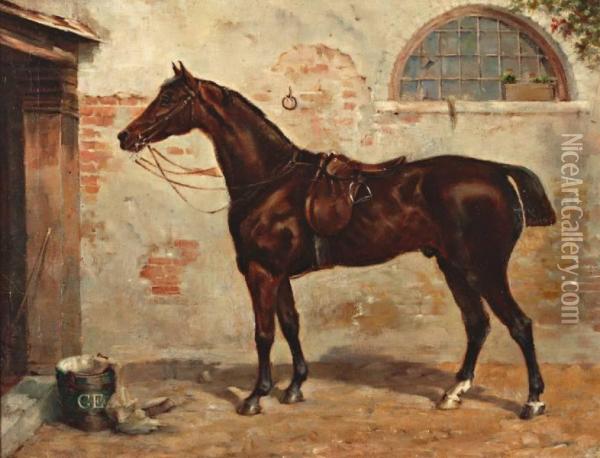 Volbloedpaard Oil Painting - George Earl