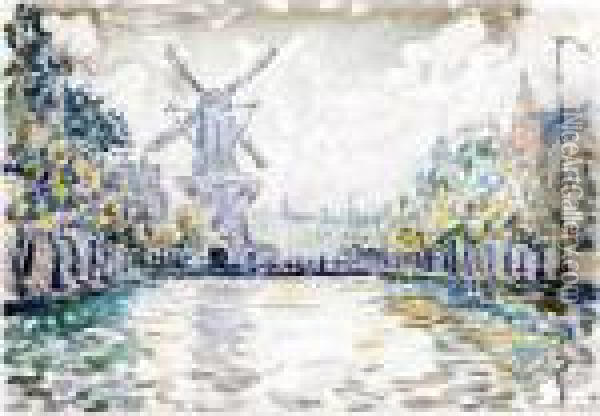 Rotterdam Oil Painting - Paul Signac