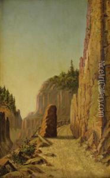 Grand Canyon Yellowstone Oil Painting - Grafton Tyler Brown