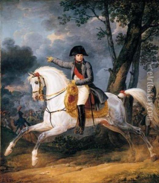 Emperor Napoleon I Oil Painting - Carle Vernet