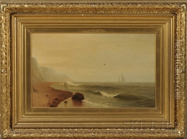 Coastal Seascape Oil Painting - Frank Knox Morton Rehn